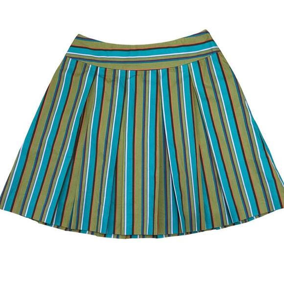 NWT W Work to Weekend Striped A-Line Skirt Size 8 - Picture 1 of 7